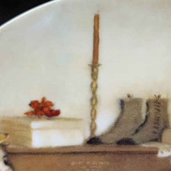 Vintage Richard Zolan Collectible Plate "Cora's Recital" 1981 - Picture 6 of 7